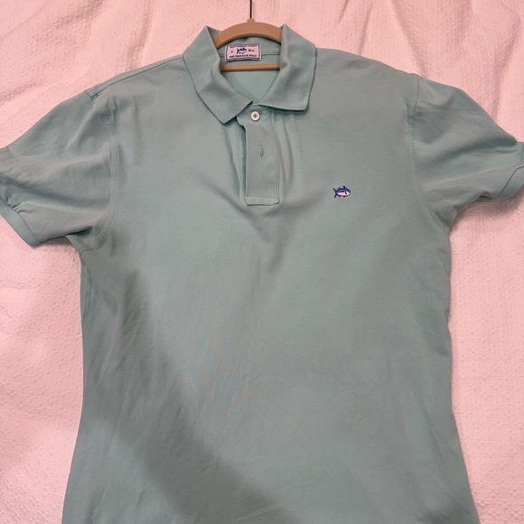 Mint Green Men’s Small Polo Southern Tide - Picture 2 of 4